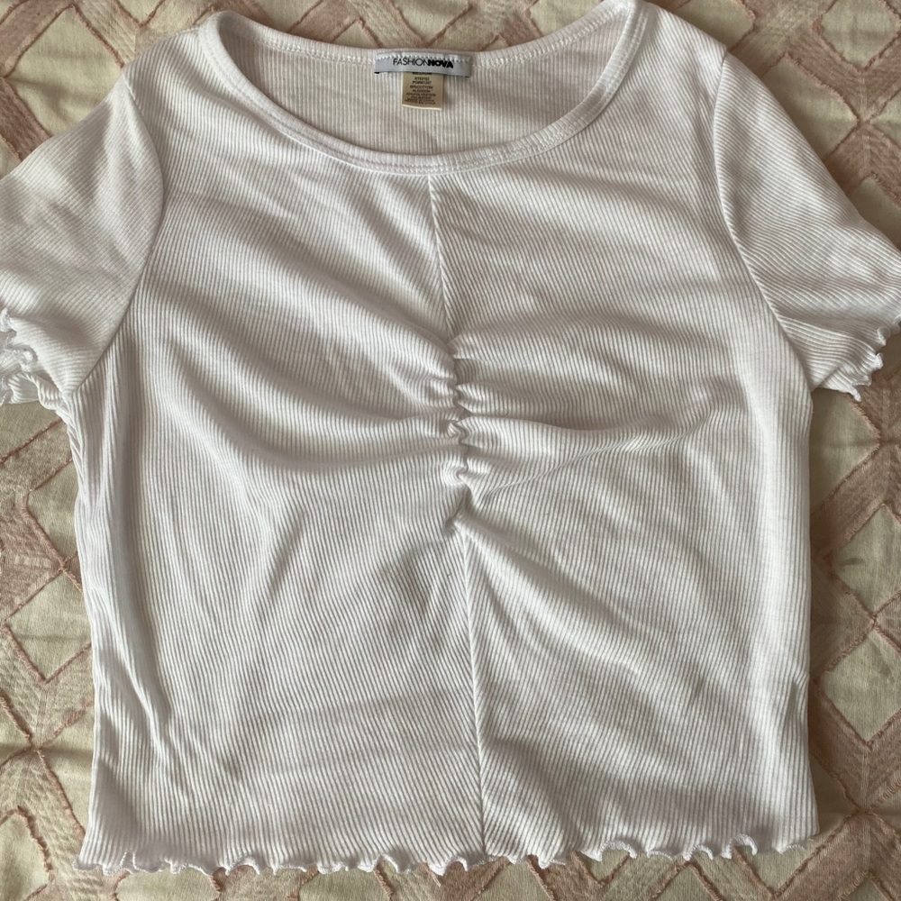 White Crop Top